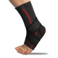 thumbnail image 1 of Ankle Support Brace with Adjustable Wrap, for Heel Pain, Volleyball, Basketball, Running - Red, 1 of 5