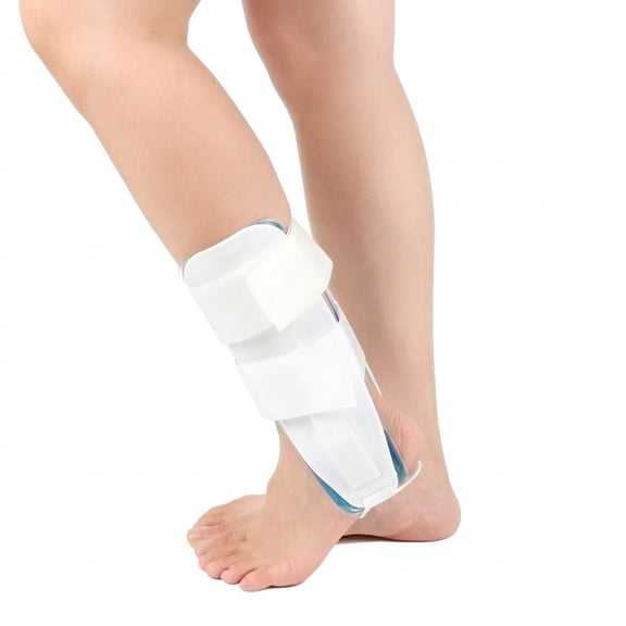 Ankle Support Brace with Gel Cooling Pad Adjustable Compression Splint for Sprain Strain and Ankle Injury Recovery Universal Fit
