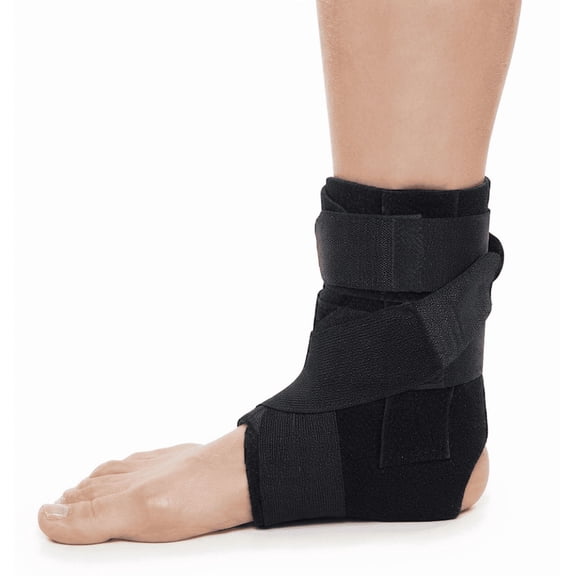 Ankle Support Brace with Removable Stays - Breathable Compression Stabilizer for Injury Recovery & Daily Sports