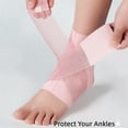 thumbnail image 1 of Ankle Support, Thin Ankle Brace for Sprained Foot - Breathable, Soft, Firm Compression Sport Sleeve for Swelling - Adjustable Nonslip Elastic Support for Women & Men(Pink,S,1pc), 1 of 5