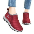 Ankle Winter Boots for Women Fashion Winter Women Snow Boots Flat Non