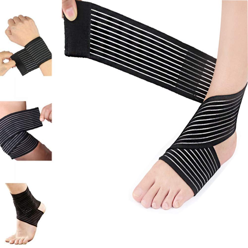 Ankle Wrap Brace Support for Plantar Fasciitis Pain Relief, Foot Compression Bandage for Men and Women, One Size Fit Most