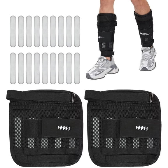 Ankle Wrist Weights 4lb/10lb/15lb/20lb/25lb/30lb Adjustable Arm Weights for Men Walking Pilates Exercise Workout Gym Aerobics