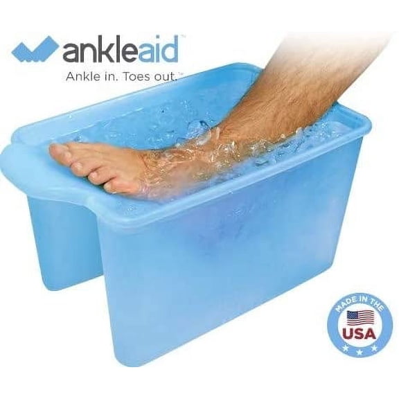 AnkleAid Foot, Ankle, Achilles, Plantar Fasciitis and Elbow Healing Device - Heal Faster - Ankle In, Toes Out