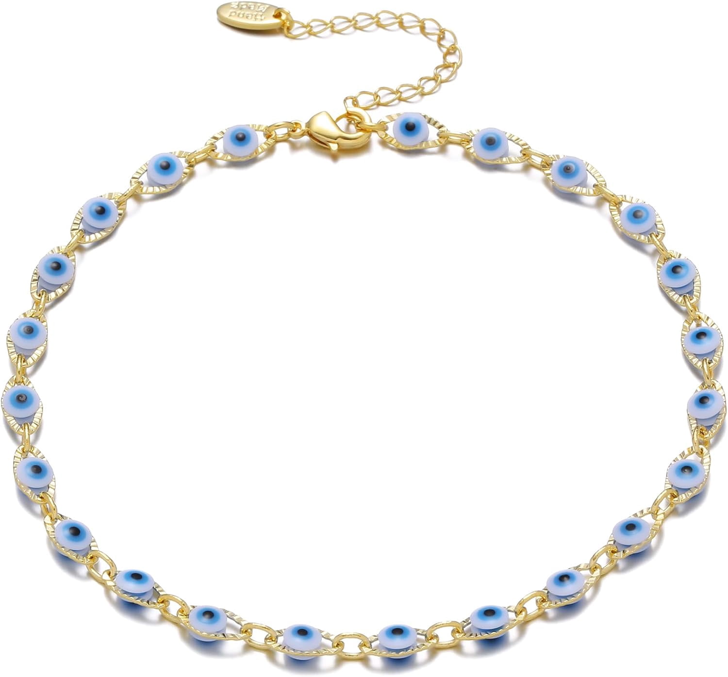 Anklet For Women, 14K Gold Plated Waterproof Summer Beach Boho Foot Chain Adjustable Dainty Foot Jewelry For Woman[o7140]