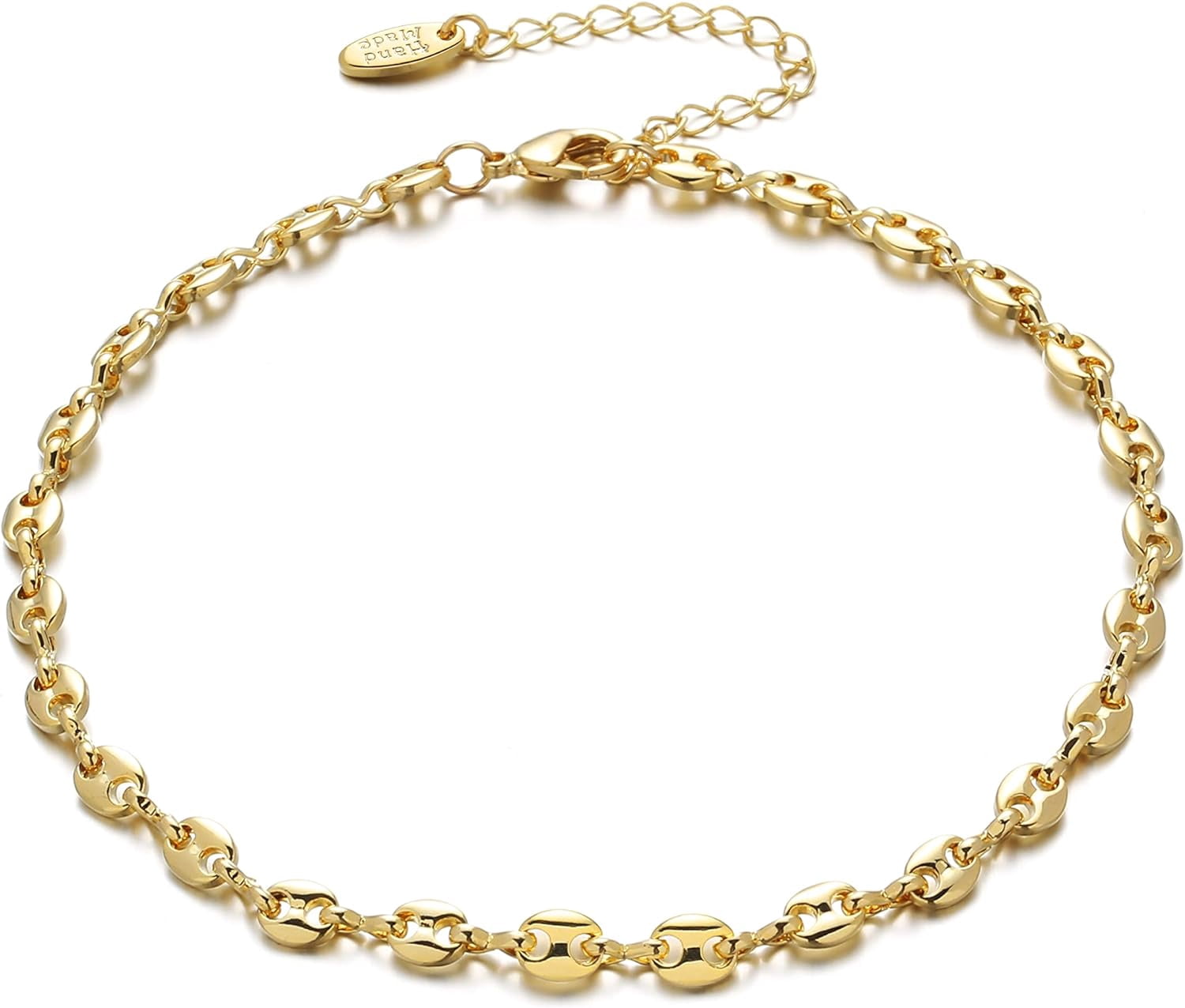 Anklet For Women, 14K Gold Plated Waterproof Summer Beach Boho Foot Chain Adjustable Dainty Foot Jewelry For Woman[o7142]