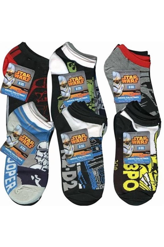 Anklet Socks [3 Pack - Size 6-8] - Assorted