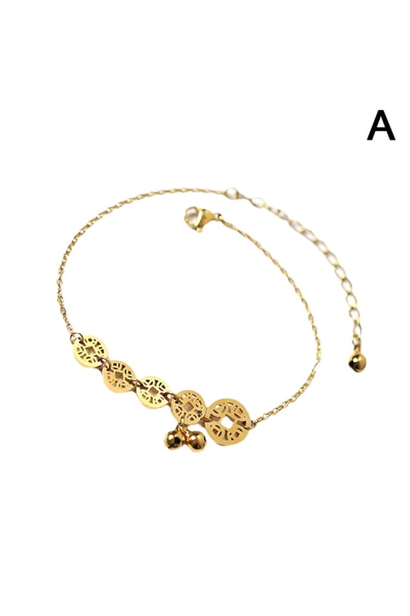 Anklet Womens Minimalist Sexy Titanium Steel Ankle Chains S8V6 U6D8