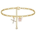 Anklets For Women 26 Initial Anklet 26 Diamond Alphabet Anklet With