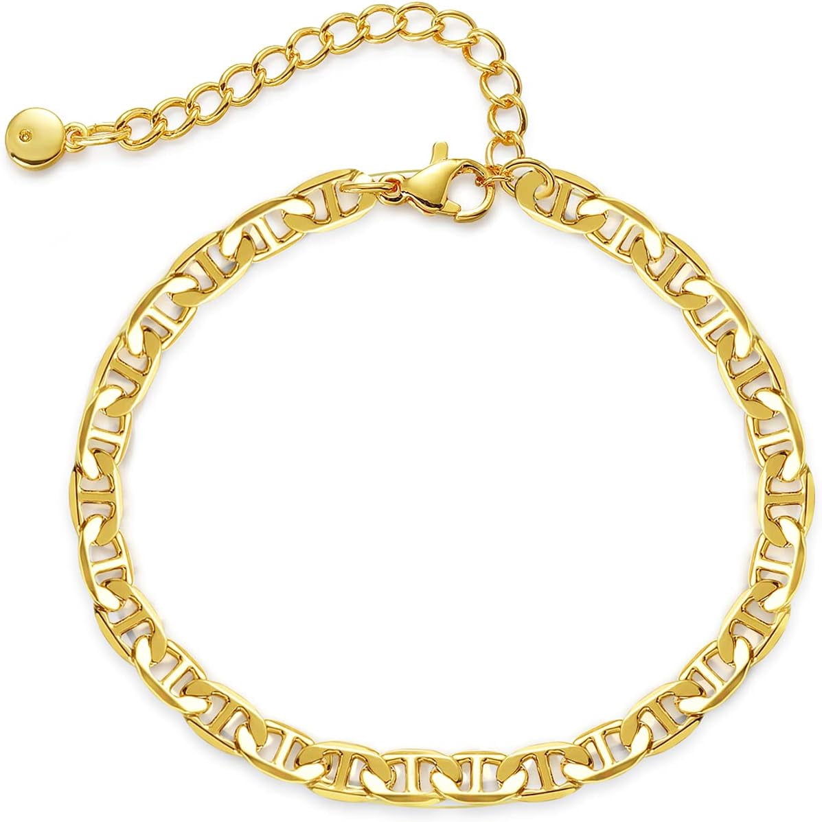 Anklets For Women Gold Foot Chain 18K Gold Filled Boho Beach Dainty Simple Minimalist Ankle Jewelry[o7472]