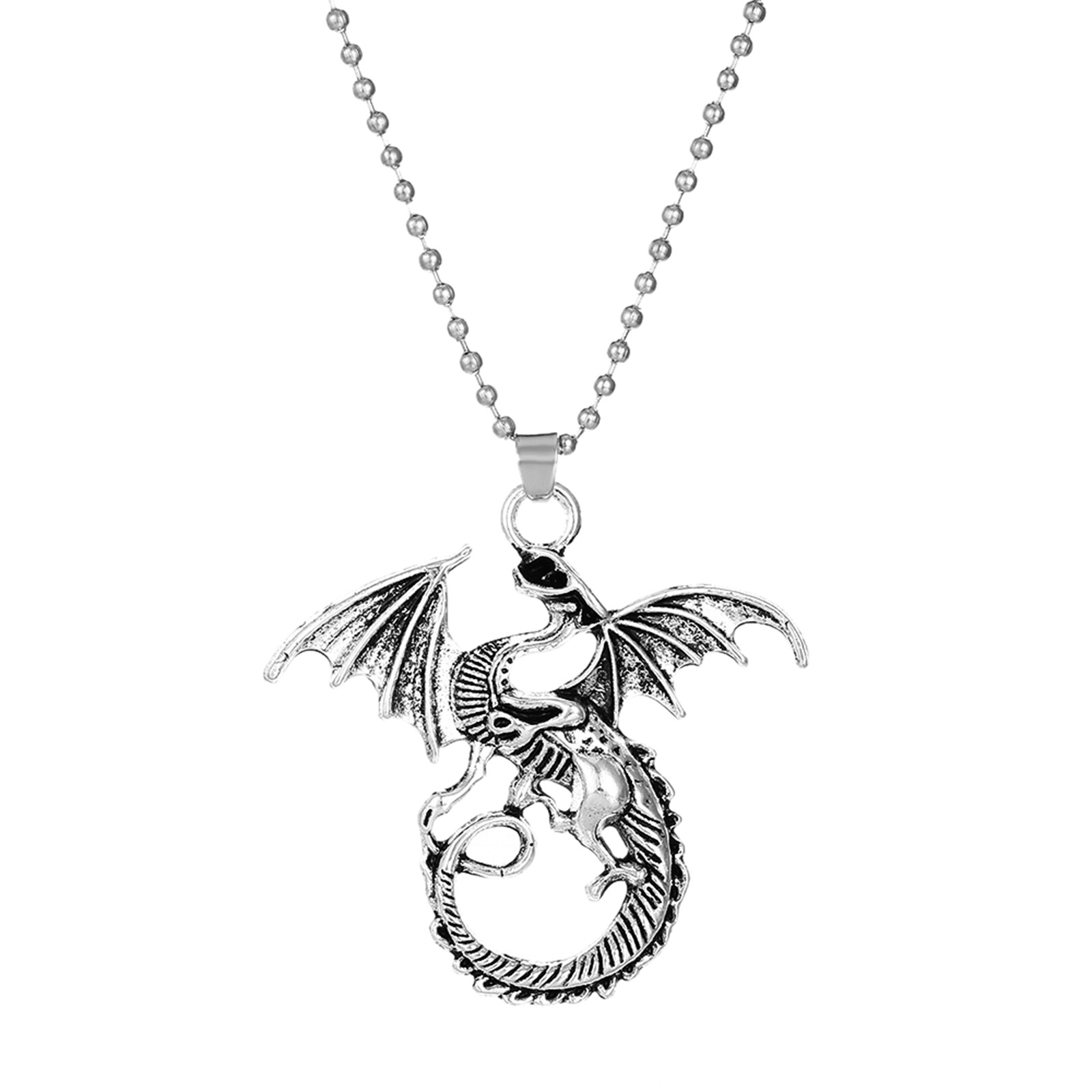 Anklets For Women Waterproof Retro Gothic Dark Dragon Necklace Women's