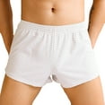 thumbnail image 1 of Ankola Men Striped Loose Boxer Shorts Mid Waist Breathable Sleep Underwear Loungewear, 1 of 3