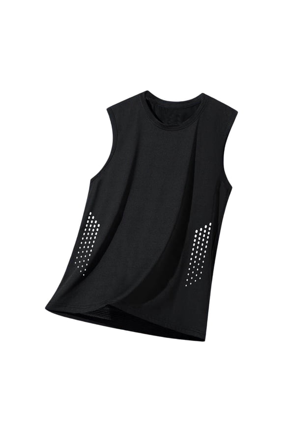 Men's Tank Tops Sleeveless Muscle Shirts for Workout Running Athletic Gym Lounge Casual, Breathable