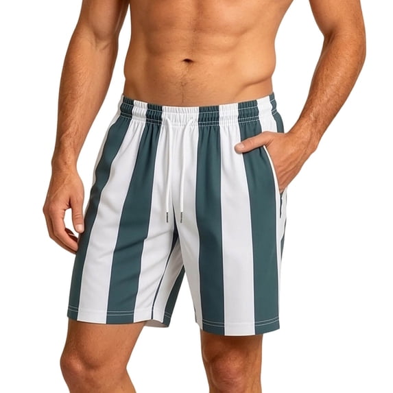 Ankola Mens Casual Shorts Outdoor Beach Shorts Elastic Waist Drawstring Athletic Shorts with Pockets for Running Vacation
