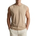thumbnail image 1 of Ankola Mens Tank Tops Summer Sleeveless Muscle Shirts Cotton Loose Fit Tee Shirts, 1 of 4