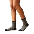 thumbnail image 1 of Ankola Ruffle Socks Womens Cute Ankle Lettuce Edge Frilly Crew Socks, 1 of 4