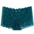 thumbnail image 1 of Ankola Sexy High Waist Lace Boyshorts Underwear for Women Sheer Mesh Panties Hollow Out Valentines Sexy Nightwear, 1 of 3