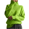 thumbnail image 1 of Ankola Sweater for Women Ribbed Knit Pullover Sweaters Turtle Neck Long Sleeve Tops Womens Fall Winter Casual Loose Sweaters, 1 of 6