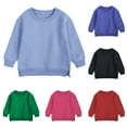 thumbnail image 1 of Ankola Toddler Sweatshirt Baby Boys Girls Crew Neck Long Sleeve Fall Shirts, 1 of 6