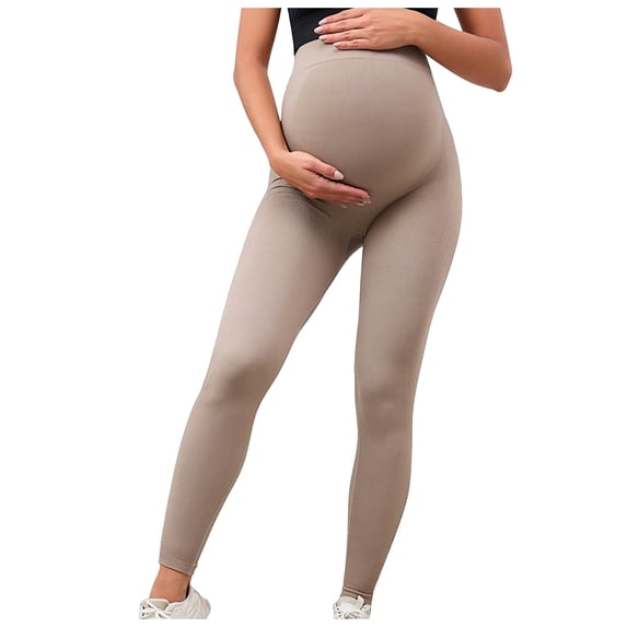 Ankola Women's Maternity Leggings Over The Belly Pregnancy Yoga Pants Active Wear Workout Yoga Leggings