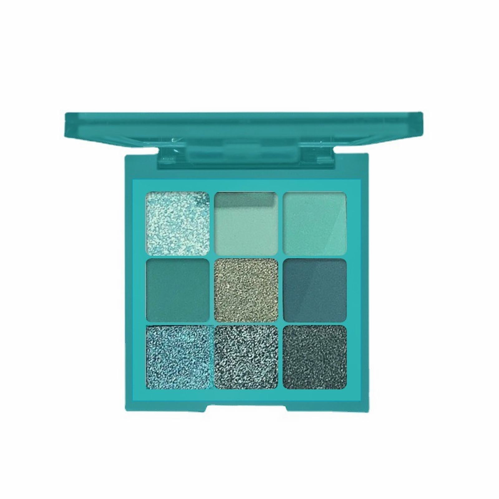 Ankoty Cyan New 9Color Eyeshadow Palette Green Ink Paper Eyeshadow
