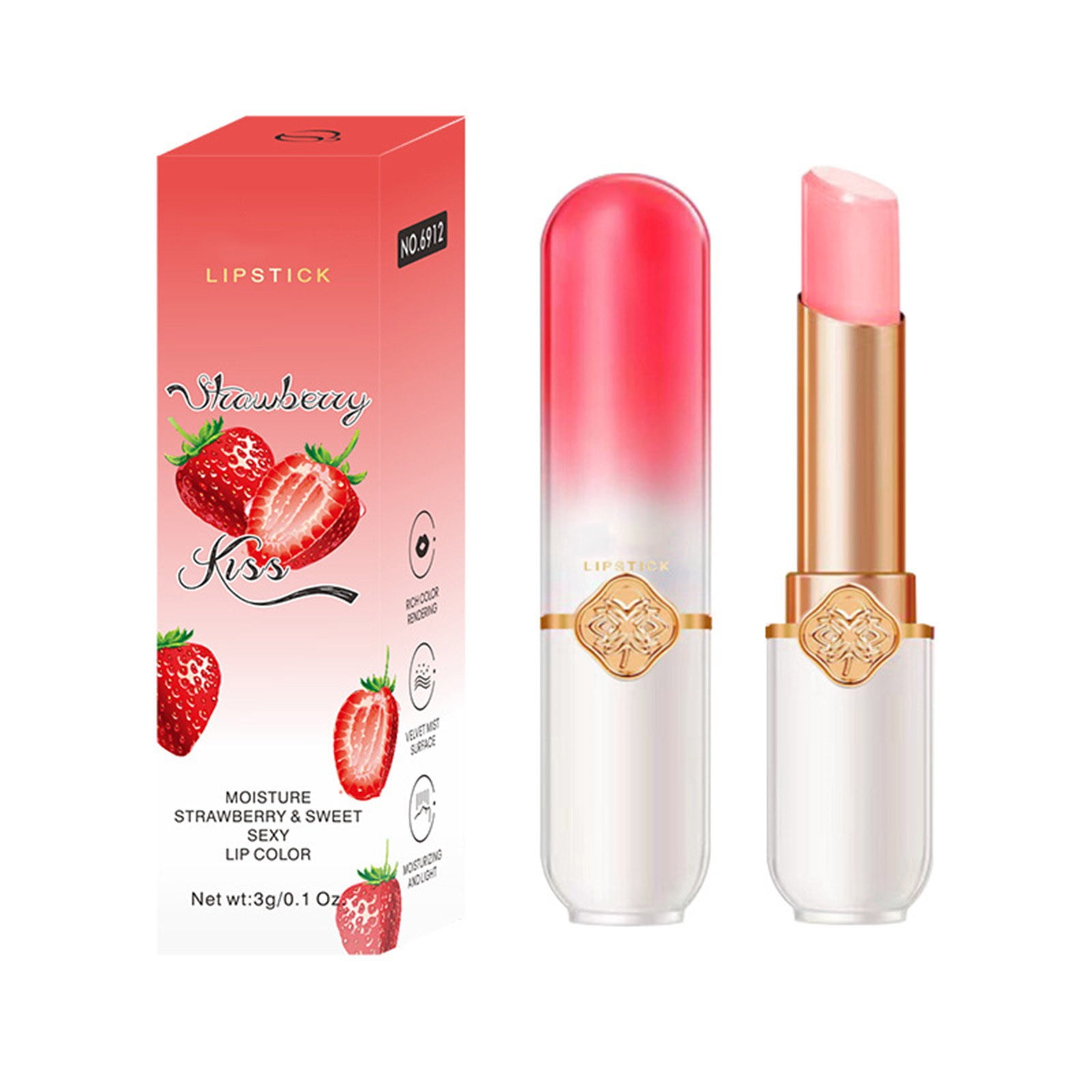 Ankoty Beauty Fruit Color Changing Lipstick Moisturizing Lip Primer ...