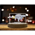 thumbnail image 1 of Ankylosaurus Dinosaur 3D Engraved Crystal 3D Engraved Crystal Keepsake/Gift/Decor/Collectible/Souvenir, 1 of 6