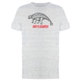 thumbnail image 1 of Ankylosaurus Red Caption T-Shirt Men -Image by Shutterstock, Male Small, 1 of 4