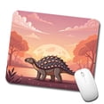 thumbnail image 1 of Ankylosaurus Sunset Dinosaur Mouse Pad Low Profile Gaming Mat, 1 of 7