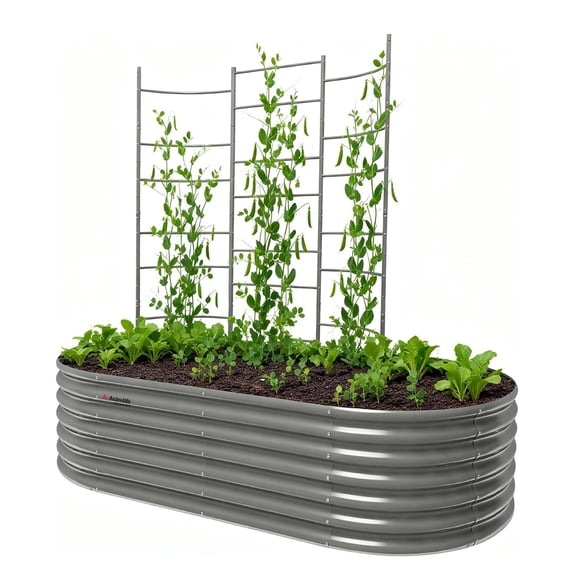Anleolife Heavy-Duty Metal Garden Trellis for Vertical Climbing Plants