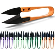 Anley 12Pcs Embroidery Sewing Scissors Set - Trimming Nipper Yarn Thread Cutter - Mini Clipper Stitching Snips for DIY, Household Supplies