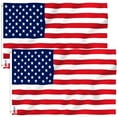 thumbnail image 1 of Anley 2 Pack 4x6 foot American Flag US Flag - USA Banner Flags Polyester, 1 of 7