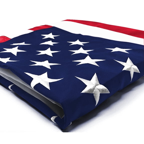 Anley 2x3 foot American Flag US Flags - Embroidered Stars USA Banner Flags 210D Polyester