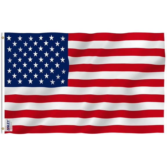 Anley 3' x 5' American Flags USA Flag US Flags Polyester