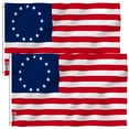 thumbnail image 1 of ANLEY Fly Breeze (2 Pack) 3x5 Foot Betsy Ross Flag - United States Flags Polyester, 1 of 7
