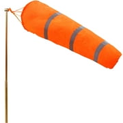 Anley 30 Inch Windsock - Rip-stop Polyester Wind Direction Measurement Sock Bag with Reflective Belt 2.5 Feet