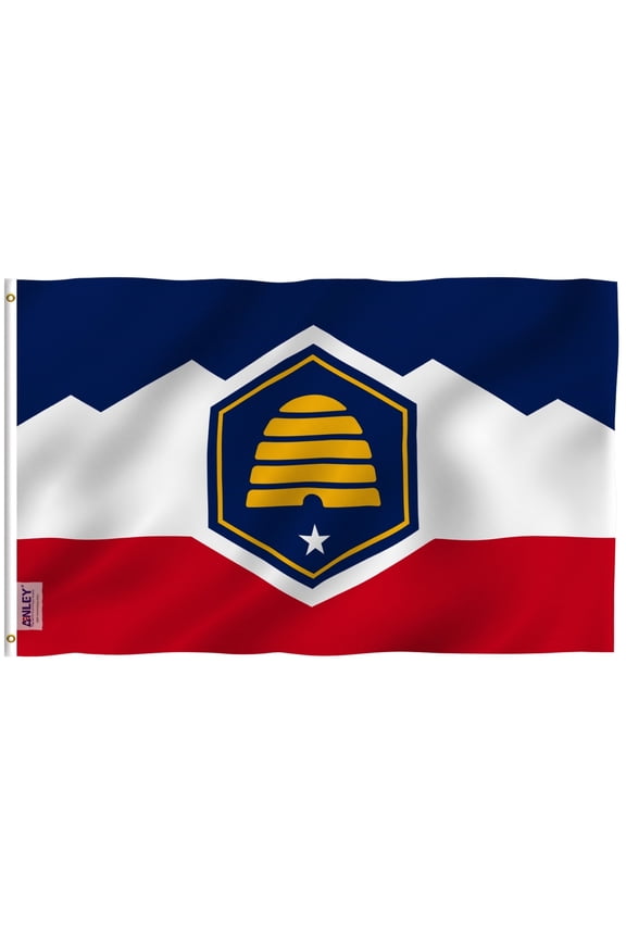 3x5 Feet New Utah State Flag - New Utah UT Flags Polyester