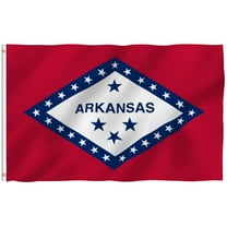 Anley 3x5 Foot Arkansas State Polyester Flag - Arkansas AR State Flags