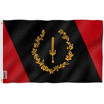Anley 3x5 Foot Black American Heritage Flag - Afro African American Heritage Black History Month Flags