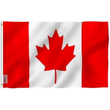 Anley 3x5 Foot Canada Flag - Canadian National Flags Polyester