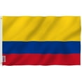 thumbnail image 1 of Anley Fly Breeze 3x5 Foot Colombia Flag - Vivid Color and UV Fade Resistant - Canvas Header and Double Stitched - Colombian National Flags Polyester with Brass Grommets 3 X 5 Ft, 1 of 7