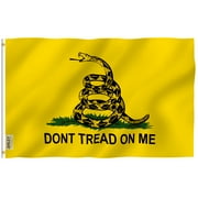 Anley 3x5 Foot Don't Tread On Me Gadsden Flag - Tea Party Flags Polyester