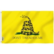 Anley 3x5 Foot Don't Tread On Me Gadsden Flag - Tea Party Flags Polyester
