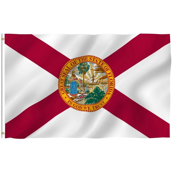 Anley 3x5 Foot Florida State Polyester Flag - FL State Flags