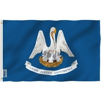 Anley 3x5 Foot Louisiana State Flag - Louisiana LA Flags Polyester