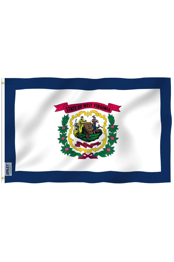3x5 Foot West Virginia State Flag - West Virginia WV Flags Polyester