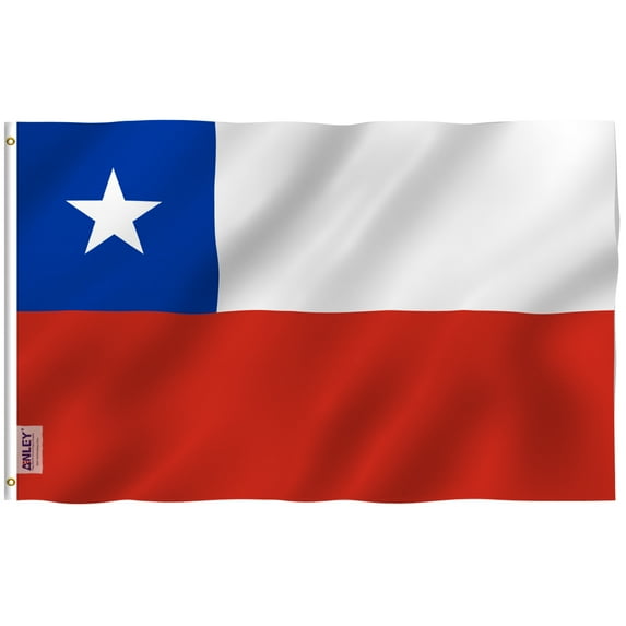 Anley 3x5 foot Chile Flag - Chilean Flags Polyester