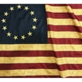 thumbnail image 1 of Anley Vintage Style Tea Stained Betsy Ross Flag 3x5 Foot - Embroidered Stars and Sewn Stripes - Antiqued Early US National Banner Flags, 1 of 6