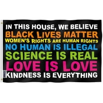 Anley Fly Breeze 3x5 Foot In This House We Believe Flag -  Love is Love Flags Polyester