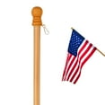 thumbnail image 1 of Anley 56" Pine Wooden House Flag Pole - for Sleeve House Flags 28" x 40", 1 of 7